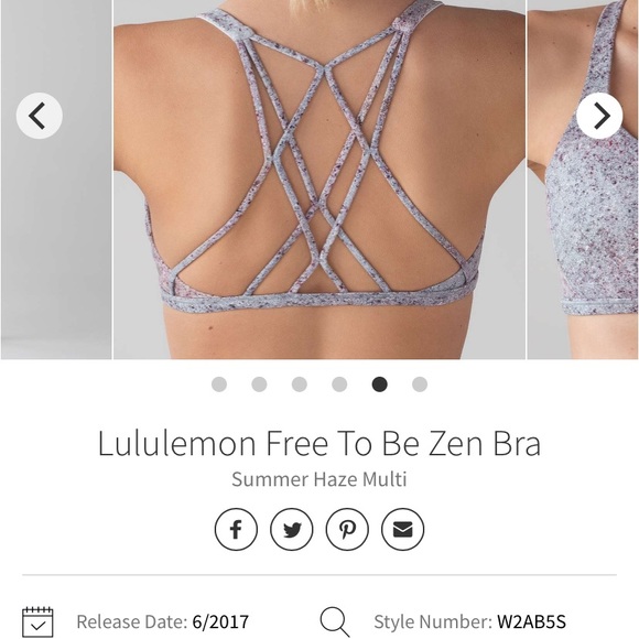 Nwt Free To Be Zen Bra 10 - Picture 6 of 7